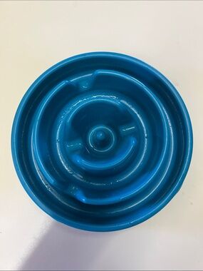 Outward Hound Slow Feeder Bowl in Blue